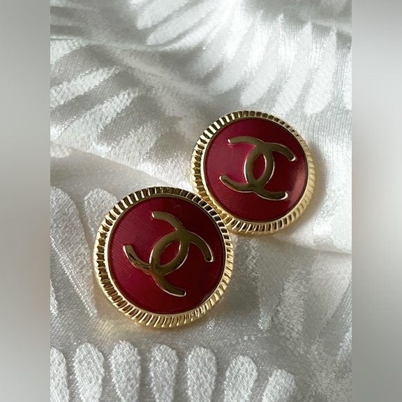 Authentic Statement Chanel Earrings - Picture 8 of 13